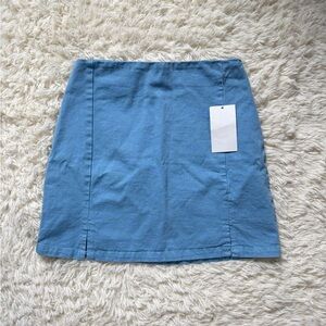 Brandy Melville Blue Mini Skirt